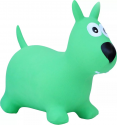 HAPPY GIAMPY Cane Gioco Gonfiabile Cavalcabile per Bambini - Colore Verde